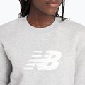 Női pulóver New Balance Sport Fleece Logo Crew atlétikai szürke 4