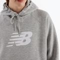 Női New Balance Fleece kapucnis pulóver atlétikai szürke 5