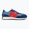 New Balance 327-es V1 tintakék/igazi piros cipő 2