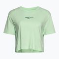 Női edzőpóló Nike Pro Dri-Fit Cropped póló gőzölgő zöld