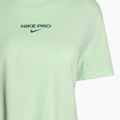 Női edzőpóló Nike Pro Dri-Fit Cropped póló gőzölgő zöld 3