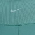 Női Nike One Rib High-Waisted 5" Biker rövidnadrág bicoastal/fehér 3