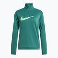 Női Nike Swoosh Dri-FIT 1/4-Zip Mid futópulóver bicoastal/vapor zöld