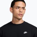 Férfi pulóver Nike Club French Terry Crew black/white 4