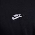 Férfi Nike Club French Terry pulóver kapucnis pulóver fekete/fekete/fehér 7