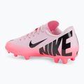 Nike Mercurial Vapor 15 Club FG/MG rózsaszín hab/fekete gyermek focicipő 3