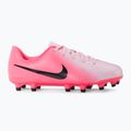 Nike Tiempo Legend 10 Club FG/MG rózsaszín hab/fekete gyermek focicipő 2