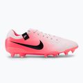 Nike Legend 10 Pro FG rózsaszín hab/fekete futballcipő 2