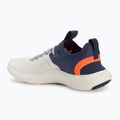 Férfi Nike Free Run Flyknit Next Nature futócipő light iron ore/sail/total narancs/thunder kék 3