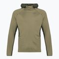 Férfi Nike Trail Dri-Fit UV LS Hoodie semleges olajzöld/közepes olajzöld/lila bloom futás hosszú ujjú férfi futópulóver