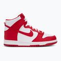 Nike Dunk High fehér/egyetemi piros cipő 2