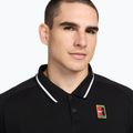 Férfi teniszpóló Nike Court Heritage Polo black/white 4