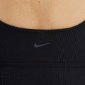 Nike Zenvy Rib Light Support Longline edzőmelltartó fekete/fekete 7