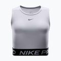 Női edzőpóló Nike Pro Dri-Fit white/black 6