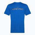 Férfi edzőpóló Nike Dri-Fit Fitness dame royal