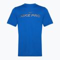 Férfi Nike Dri-Fit Fitness edzőpóló dame royal