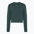 Nike Dri-FIT One Crew Neck francia frottír női pulóver vintage zöld/ fekete