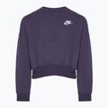 Nike Sportswear Club Fleece sötét mazsola / fehér gyermek melegítőfelső