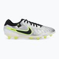 Nike Legend 10 Pro Ag-Pro férfi futballcipő metál ezüst/ volt/ fekete 2