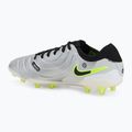 Nike Legend 10 Pro Ag-Pro férfi futballcipő metál ezüst/ volt/ fekete 3