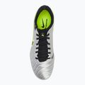 Nike Legend 10 Pro Ag-Pro férfi futballcipő metál ezüst/ volt/ fekete 5