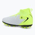 Nike Phantom Luna 2 Academy AG Jr gyermek futballcipő metál ezüst/fekete/volt 3