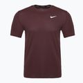 Férfi futópóló Nike Miler Dri-Fit UV burgundy crush