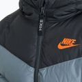 Nike Sportswear Big Kids szintetikus antracit/ hideg szürke/ biztonsági narancssárga kabát 3