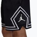 Férfi kosárlabda rövidnadrág Nike Jordan Mesh Diamond 4" black/white/white 6