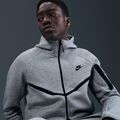 Férfi cipzáras dzseki Nike Tech Windrunner Full Zip cave dark grey heather/black 5