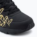 Női cipő SKECHERS JGoldcrown Uno Golden Heart black/multicolor metallic 7