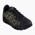 Női cipő SKECHERS JGoldcrown Uno Golden Heart black/multicolor metallic 8