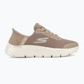 SKECHERS Slip-ins női Go Walk Flex Grand Entry taupe/fehér cipő 2