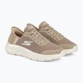 SKECHERS Slip-ins női Go Walk Flex Grand Entry taupe/fehér cipő 4