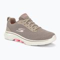 Női SKECHERS Go Walk 7 Clear Path taupe/rózsaszín cipő