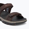 SKECHERS Tresmen Ryer férfi szandál csokoládé 7