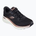 SKECHERS női cipő Arch Fit 2.0 Glow The Distance fekete/rózsaarany