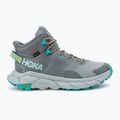 Férfi túrabakancs HOKA Trail Code GTX galaktikus szürke/elektromos aqua 2