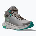 Férfi túrabakancs HOKA Trail Code GTX galaktikus szürke/elektromos aqua 8