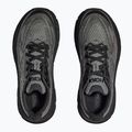 HOKA Clifton 9 fekete/karbon fekete gyermek futócipő 12