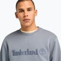 Férfi pulóver Timberland Embroidery Tonal Crew Neck folkstone gray 4