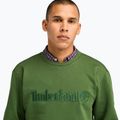 Férfi pulóver Timberland Embroidery Tonal Crew Neck black forest green 4