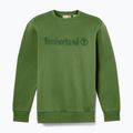 Férfi pulóver Timberland Embroidery Tonal Crew Neck black forest green 5