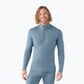 Férfi termál pulóver Smartwool Classic Thermal Merino Base Layer 1/4 Zip Boxed ónkék h