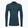 Férfi thermo pulóver Smartwool Intraknit Thermal Merino Base Layer 1/4 Zip twilight blue 3