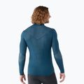 Férfi Smartwool Intraknit Thermal Merino Base Layer 1/4 Zip pulóver szürkéskék 2