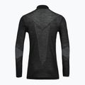Férfi thermo pulóver Smartwool Intraknit Thermal Merino Base Layer 1/4 Zip black/white 2