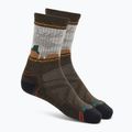 Smartwool Hike Light Cushion Mountain Moose Crew zokni katonai olíva