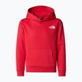 Gyermek pulóver The North Face Teen Simple Dome Hoodie hibiszkuszos The North Face Teen Simple Dome Hoodie