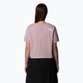 Női póló The North Face Simple Dome Cropped Slim Tee fém rózsaszín 3